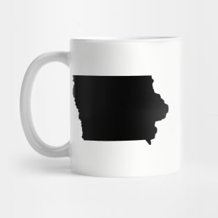 Iowa Black Mug